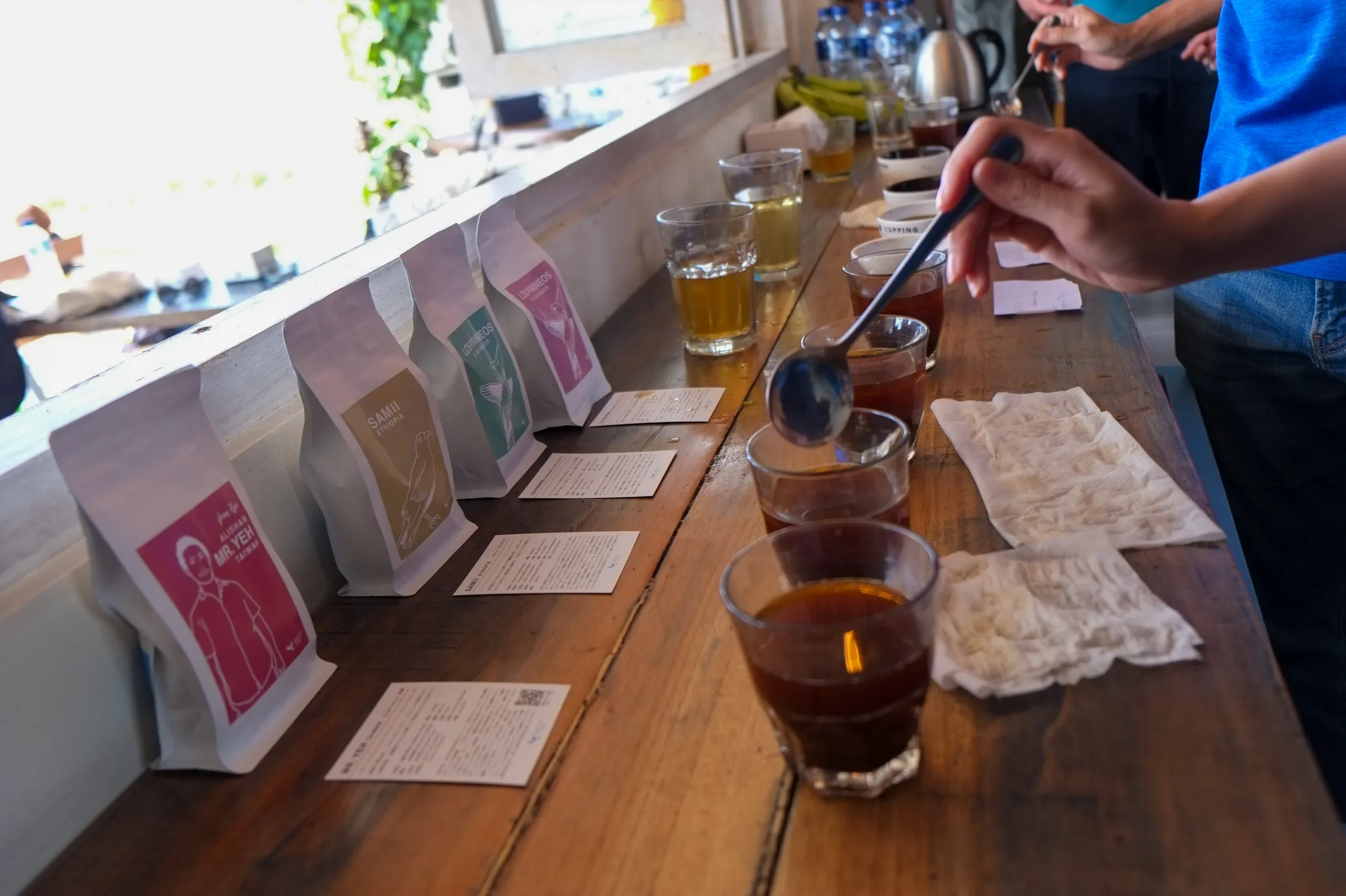 coffee cupping